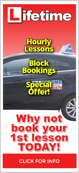 Lifetime School of Motoring - Special Offer, Hourly Lessons, Block Bookings